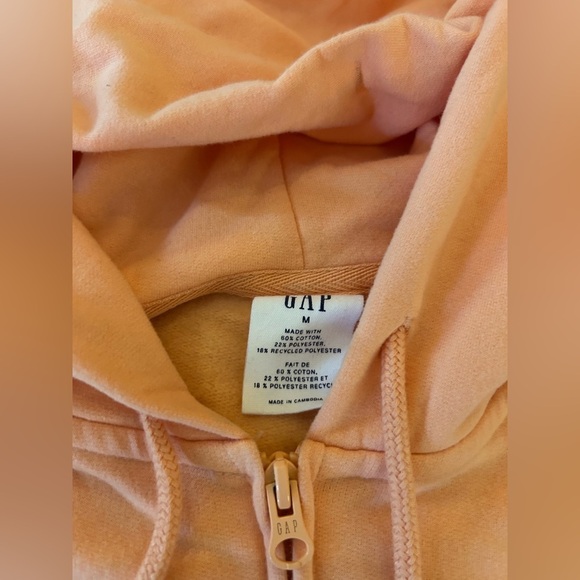 GAP Peach Hoodie Sweatshirt with Logo - Picture 5 of 6